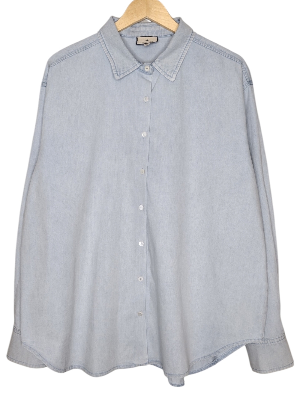 Tuckernuck Light Blue Cotton Business Long Sleeve Button Down Shirt Sz XXL